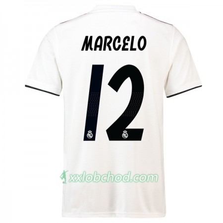 Fotbalové dresy Real Madrid Marcelo 12 Domácí Dres 2018/19 Krátký Rukáv